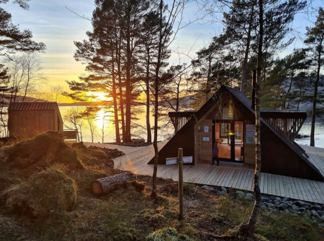 eksempel på en dagsturhytte - Klikk for stort bilde